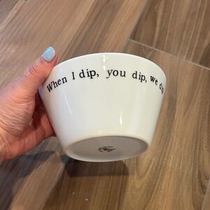 White Ceramic Dip Bowl